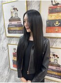 【関西初】スーパロングシールエクステ黒髪ロング