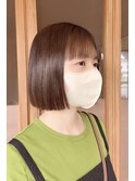 ぱっつんボブ