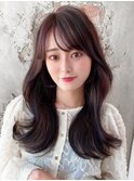 大人可愛いナチュラルロングウェーブ