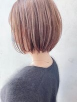 セイドット リー(Say. Ree)&nbsp;Say.丸みショートレイヤーミルクティーベージュシルキーベージュ