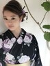浴衣ヘアセット　3300円