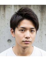 ▼フェザーショート/メンズカット/ツーブロック/ビジネスマン