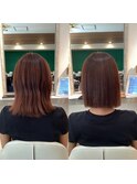 #髪質改善#縮毛矯正#酸性ストレート#ストレート#前髪