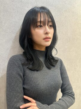 ロンド ルージュ 銀座店(Lond rouge) 簡単スタイリングヘアセンターパートゆるふわロングハイレイヤー