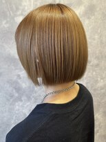 ザ ラブズ ラフズ ヘアー 本店(the loves laughs hair)&nbsp;ミルクティーベージュ/透明感カラー/ボブ