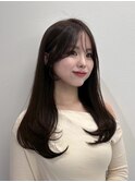レイヤーカット/韓国レイヤー/前髪カット/顔まわりカット