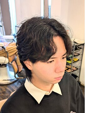 ボイスバーバー 高野店(VOICE BARBER) センターパートウルフ