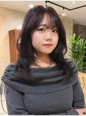 セミロングレイヤー