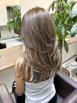 バランス 原宿 表参道(balance) シアーグレージュ×ハイライト