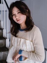 ヘアークラフト(Hair Craft)&nbsp;セミロング似合わせパーマ×暗髪【岡山】レイヤーカット