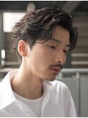 調布ツイストスパイラルパーマフェザーパーマセンターパート緩め