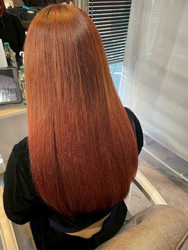 ヘアーリゾートガーデン 南柏店(Hair Resort Garden) イルミナカラーコッパーブラウン【南柏/髪質改善/ブリーチ】