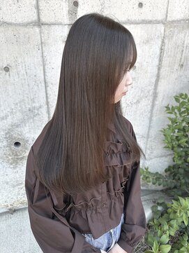 ヘアデザイン アンジェロカフェ(Hair Design Angelo cafe) 髪質改善縮毛矯正×艶髪ロング【20代30代40代】