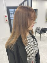 ディジョン(Dijon)&nbsp;韓国顔まわりレイヤーカットグレージュオリーブベージュブラウン