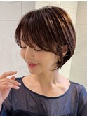 ショートショートボブショートヘア大人ショート耳掛けショート