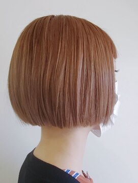 ククル ヘアー(cucule Hair) 京都・西院cuculehair ブロンズカラー☆ミニボブ