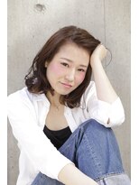 ラウンジ モリオ イケブクロ(Lounge MORIO Ikebukuro) 【morio池袋】毛先のハネ感を活かしたミディアムレイヤー2