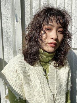 ネオリーブカップ 町田店(Neolive capu) ミディアム×パーマスタイル【Neolive capu 町田】