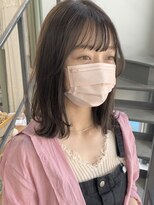 ヘアー アイス 御器所本店(HAIR ICI)&nbsp;柔らかブラウンと軽やかレイヤースタイル