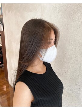 ムードコア(mu;d-Coa) 【寺澤千春】　フェイスフレーミング　韓国風ロングヘア