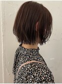 外ハネぱつっとボブ