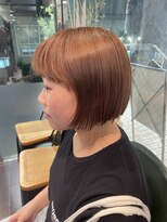 ヘアーアンドメイク ビス(HAIR&MAKE bis)&nbsp;ナチュラルなモテカラーオレンジブラウン♪【加藤沙久楽】