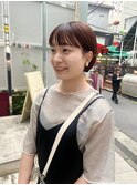 ミニボブハンサムショートマッシュショート