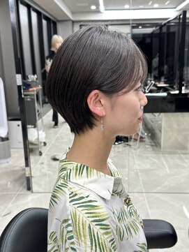 ハルキミナト ジャパン トウキョウ(HARUKI MINATO japan TOKYO) 丸みショート/前髪あり/30代/40代/50代/前髪ありショート