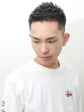 ルックグッドストア(LOOK GOOD STORE) 束感ショートマッシュパーマウルフ波巻きハイライト329