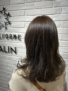 ヘア スパ ビューティー エールフォルム(HAIR SPA BEAUTY YELLFORME) 透明感オリーブグレージュカラー