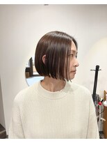 ノエル ヘアー アトリエ(Noele hair atelier) 襟足ギリギリぱっつんボブ☆