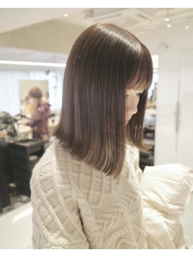 ガリカ 渋谷(Gallica) 【Gallica】透明感オリーブブラウン/ブリーチなしダブルカラー