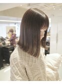 【Gallica】透明感オリーブブラウン/ブリーチなしダブルカラー