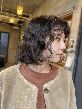 ナループロアオハナ(Nalu pu loa ohana) ボブパーマ/パーマ/ボブ/くるくるパーマ/パーマボブ