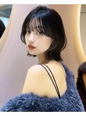 ♪顔周り　レイヤー　ウルフ　韓国ボブ　ボブ