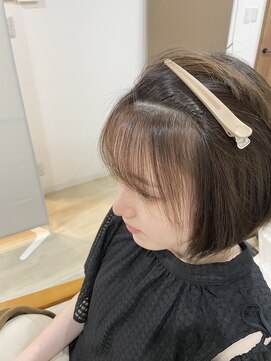 美髪専門サロン バイ マイル(美髪専門サロン by mile) 自然な前髪ストレート