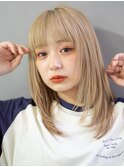 大人可愛い20代30代/髪質改善/ブリーチ/レイヤーカット