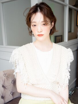 マグノリア オモテサンドウ(MAGNOLiA Omotesando) 抜け感が可愛いニュアンスボブパーマ・・・HINATA