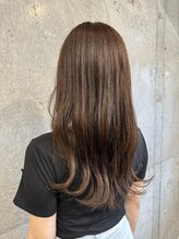 ブランチ(branch) ブラウン.　レイヤーカット. branch×白浜さく