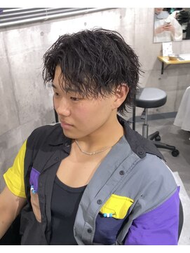 ビカムメンズヘアー 栄店(become men's hair) 縦落ちツイスパウルフ