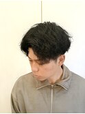 メンズツイストスパイラルパーマ/ツーブロック/清潔感/おしゃれ