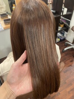 ヘアー キュービック(hair cubic)の写真/あなただけのオリジナルストレートを調合♪ストレートを超えた最上級の髪質改善ストレートで美髪に☆