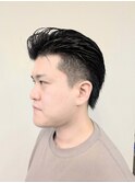 フェードカットメンズカットツーブロック五反田オールバック
