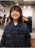 【キッズカット/阿部達哉】キッズパーマ/小学生/メンズロング