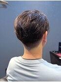 ビジネスツーブロックショート 白髪染めナチュラルブラック