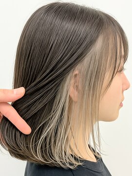 アンドヘアサロン(AND hair salon) デザインカラー/イヤリングカラー/インナーカラー/暗めカラー