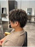 波巻きツイストスパイラルパーマ/フェザーパーマ/眉毛/メンズ