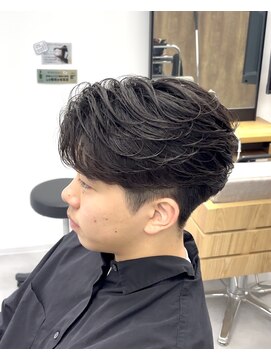 メンズサロンラシルバイレストプラス(MEN'S SALON racil by rest plus) フェザーパーマ