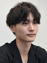 【ナチュラルパーマ（ニュアンス）】「パーマ感」を出しすぎないナチュラルな毛流れ