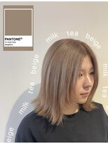 ボーイミーツガール(boy meets girl) ミルクティーベージュ
